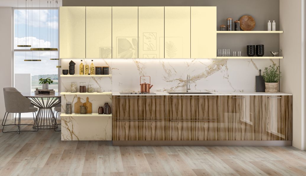 В интерьере