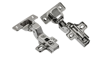  - Петля с доводчиком вкладная, 102гр, без рег.эксц., планка, шуруп, H=0, Clip On, никель, GTV