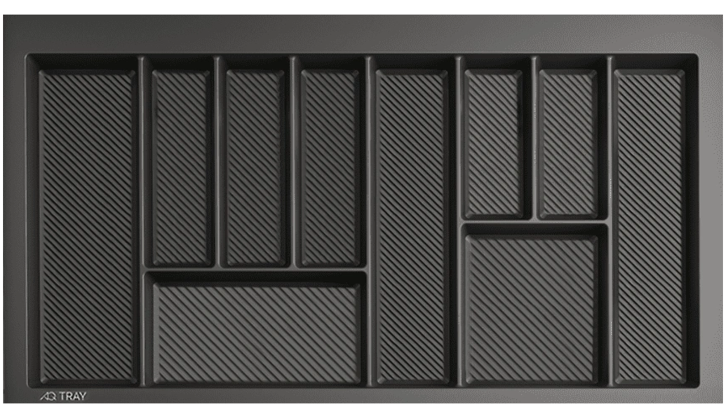 Лоток для столовых приборов TRAY 900 мм Графит AQ