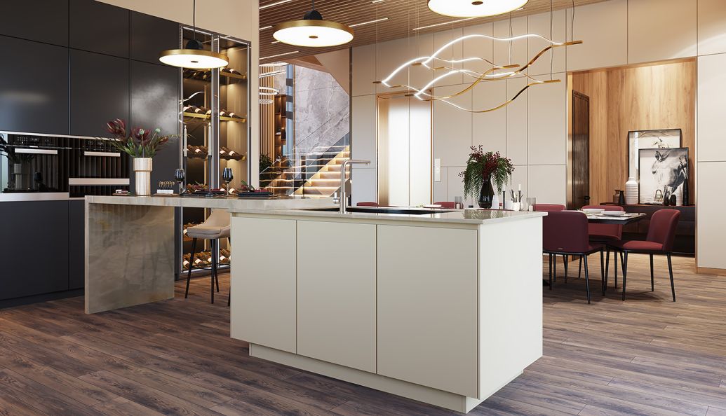 В интерьере