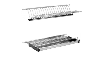  - Посудосушитель для верх. базы 2-уровн без рамки, V-образный 700мм нерж.сталь с поддоном КДМ