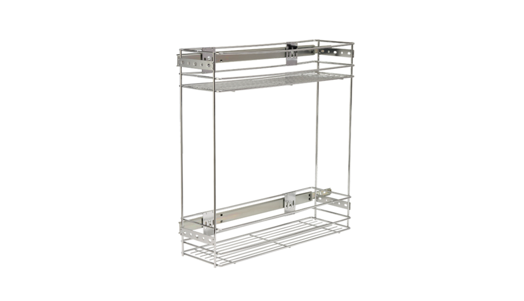 Бутылочница д/ниж базы без довод, шар напр, 200мм, 150х470х480мм, лев/прав, хром, MF