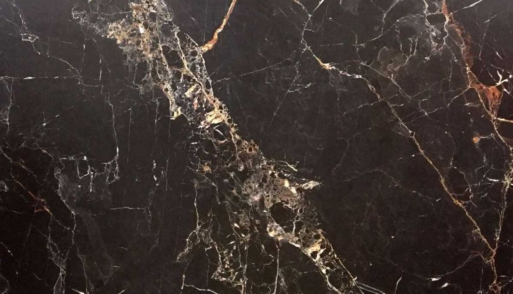 Мрамор Марквина Черный 3029 S U 4100*600 38 мм Тр