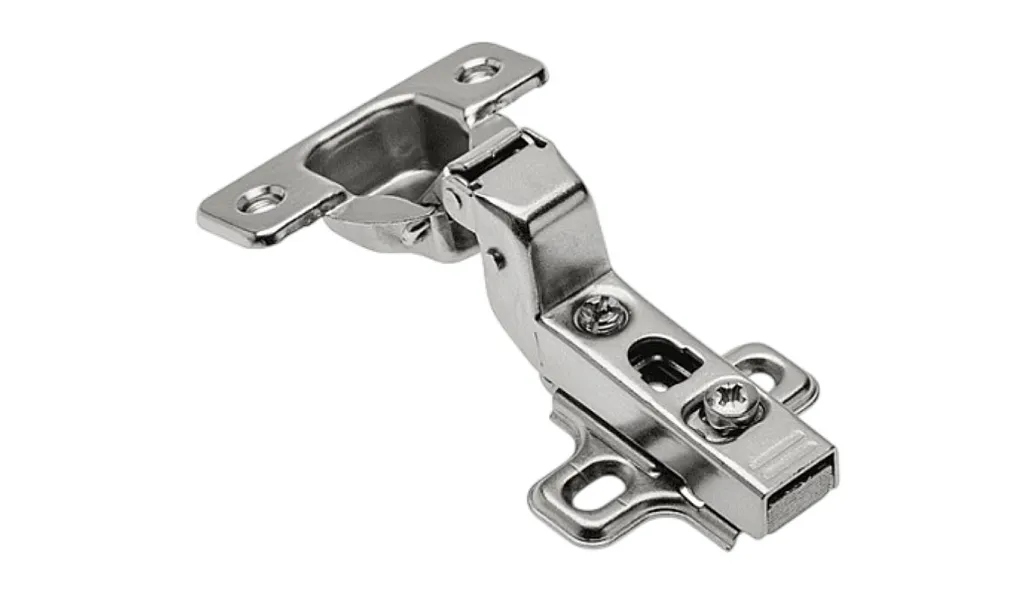 Петля PUSH без пружины вкладная, 98гр, рег.эксц., планка, 3D, шуруп, H=0, ClipOn, GTV