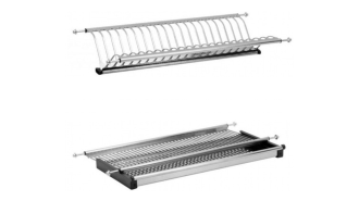  - Посудосушитель для верх. базы 2-уровн без рамки, V-образный 700мм нерж.сталь с поддоном MR