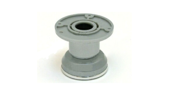  - Опора, декор, регул, модель ДК-2, h=100 d=50 125 кг, пластик серебро/хром, 70шт./кор, МИКРОН