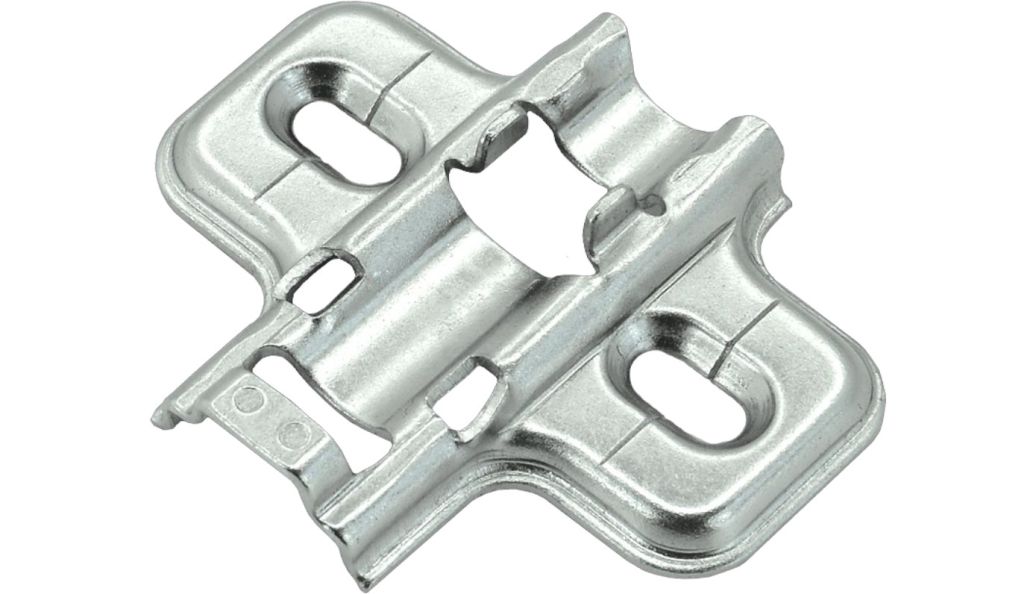 Монтажная планка без 3D, шуруп, H=2, никель, (500 шт/кор), AQ