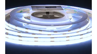  - Светодиодная лента 480д/м 12V 14w/м, холодный белый(6300 -6700K) 8мм, IP20 5м, COB LED-LINE AQ
