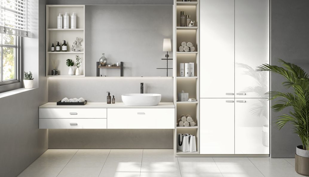 В интерьере